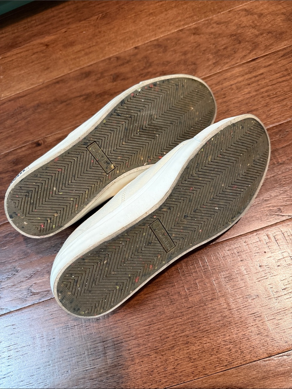 SeaVees Men's Canvas Low-Top Sneakers in Cream - Picture 4 of 5